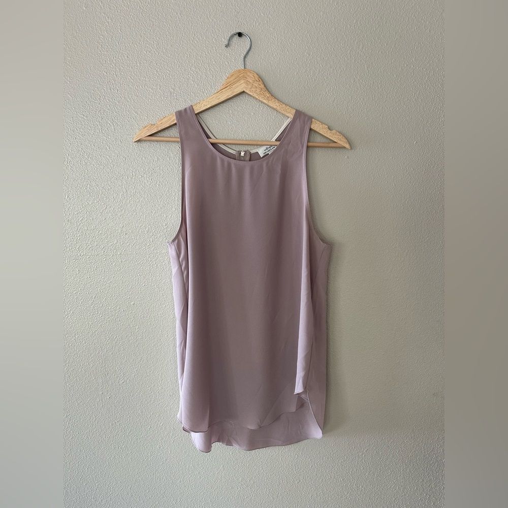 Wilfred Aritzia Sevres Lavender Tank Blouse Size S